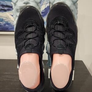 Easy Spirit E360 Black Slip-On Sneaker Mules Size 10
